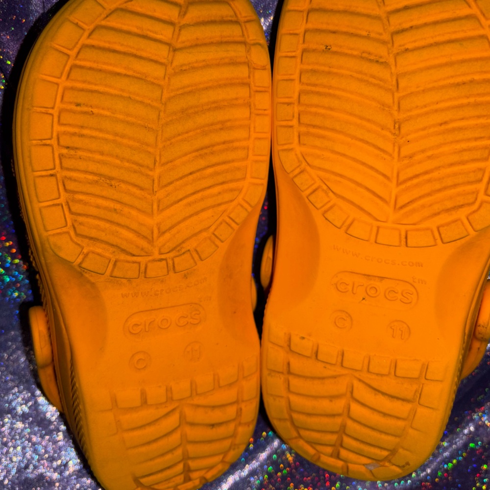 Toddler Baya Crocs Orange Sorbet - Picture 7 of 8